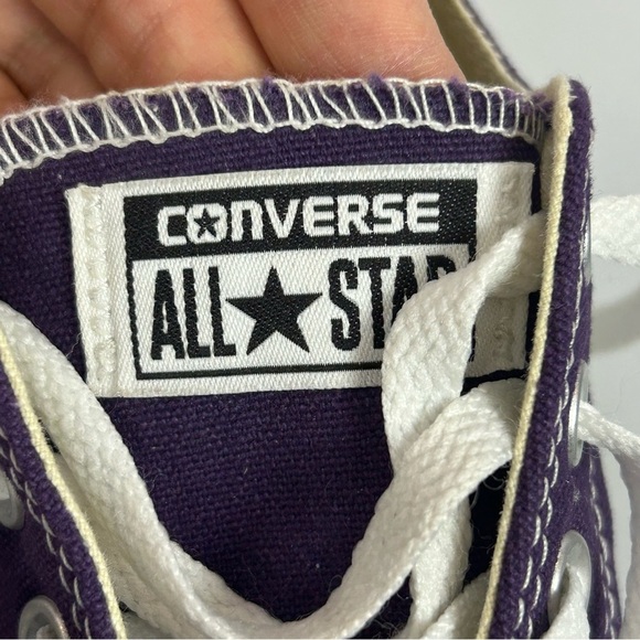 Converse All Star Chuck Taylor Low Top Purple Athletic Shoes Women’s Size 6.5 - Picture 7 of 10